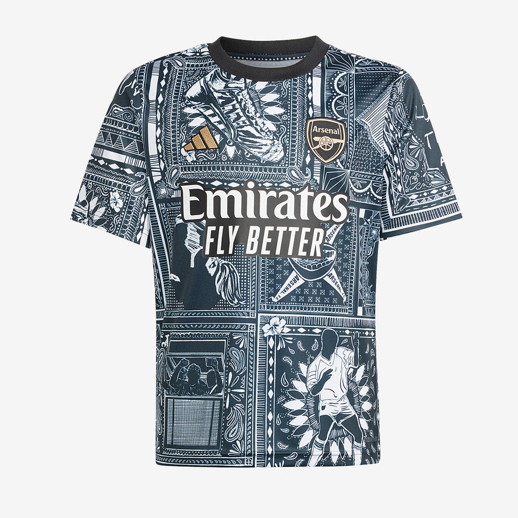 adidas Arsenal x Ian Wright Kids Pre-Match Shirt