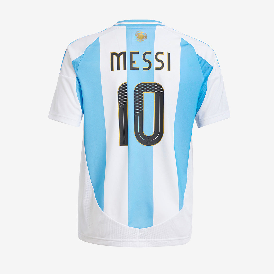 adidas Argentina 2024 Kids Home Shirt with Messi 10