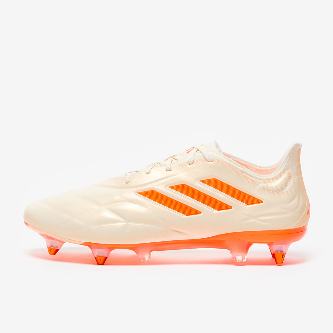 adidas Copa Pure.1 Leather SG – Off White/Team Solar Orange/Off White