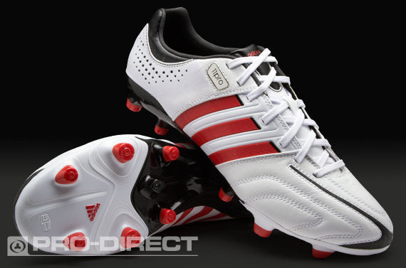 adidas adipure 11Pro TRX FG Boots - White/Vivid/Black - Running White-Vivid Red