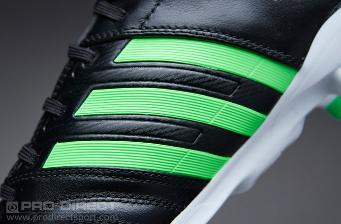 adidas adipure 11Pro TRX FG Boots - Black/Green/White - Black-Green Zest